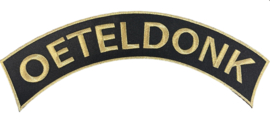 Oeteldonk boog gouden letters