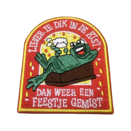 Liever te dik in de kist