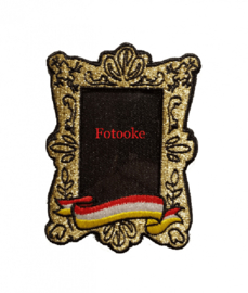 Oeteldonks fotolijstje goud luxe