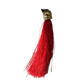 Decoratie flosje rood