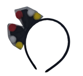 Diadeem Oeteldonk strik pompoms