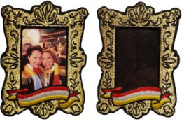 Oeteldonks fotolijstje goud luxe