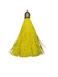 Decoratie flosje geel