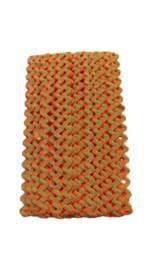 Golfband Oranje-Groen-Oranje (25m)