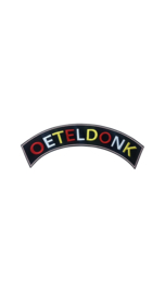 Boog kinderen oeteldonk R/W/G (roze rand)