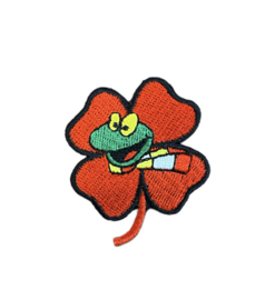 klavertje 4 rood kikker