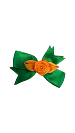 Strikje speld groen oranje