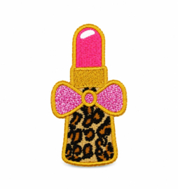 Lipstick roze met roze glitter
