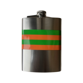 Kruikenstad veldfles dikke strepen 8oz (237ml)*