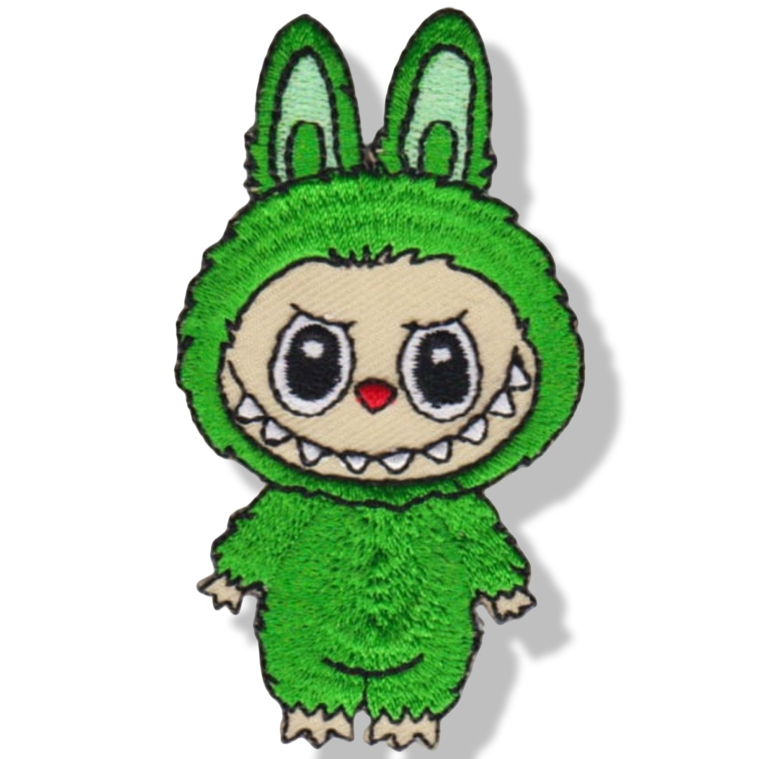 Embleem Labubu groen