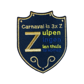 3 x'Z', Zuipen, Zingen, Zien thuis te komen...Blauw/geel