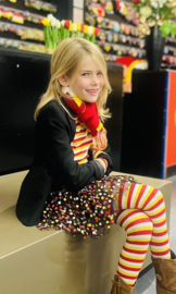 Petticoat R/W/G stippen kinderen (per 3)