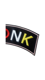 Boog kinderen oeteldonk R/W/G (roze rand)