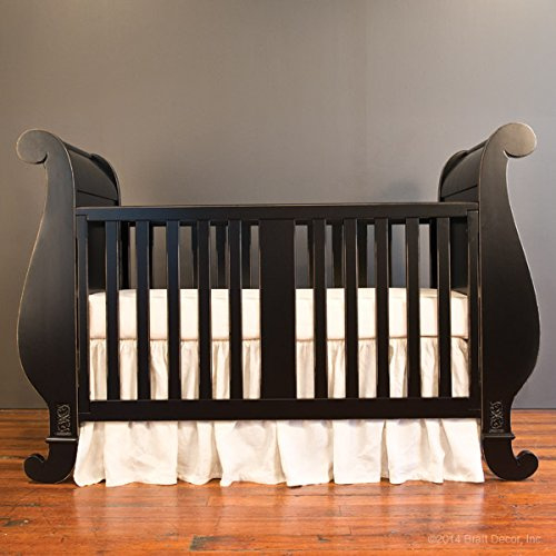Bratt Decor Chelsea Sleigh crib dist black