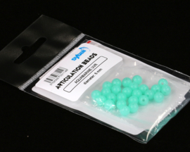 Articutation beads - aquamarine UVR