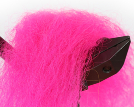 Natural Pike Fur - fluo pink