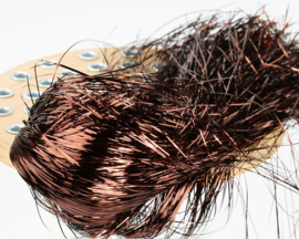 Tinsel hair - copper brown