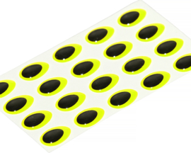 Teardrop - fluo yellow 10mm