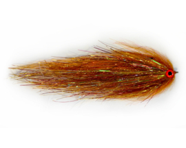 Pike flasher - burnt orange #3/0