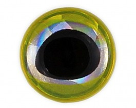 Ultra 3D eyes - yellow 7mm