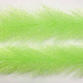 Flash blend baitfish brush 5" -  fluo chartreuse