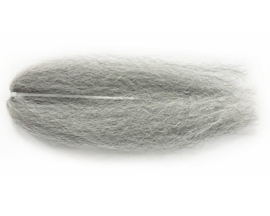 Silky pike hair - steel grey