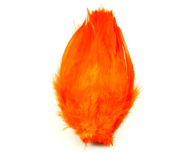 Strung Rooster Saddle Long - fluo fire orange