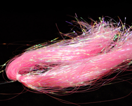 Tinsel flash hair - uv light pink