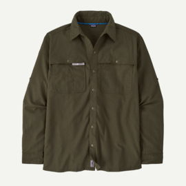 M's Early Rise Stretch Shirt - pine needle green