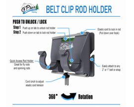 O'Pros belt clip rod holder 2024 - camo