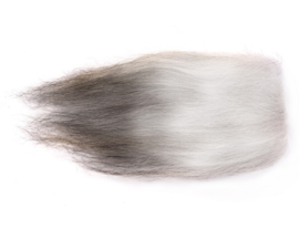 Icelandic pike hair - black/white