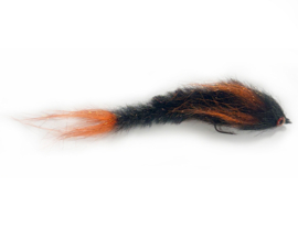 Game Changer - orange fin black - TR Hecht #7/0