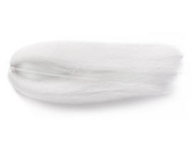 Synthetic pike hair - white