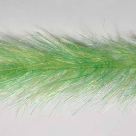 Translucy fly brush 3" - shaded chartreuse