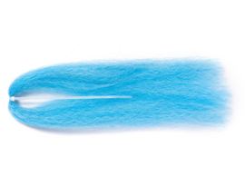 Synthetic pike hair - aqua blue