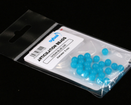 Articutation beads - ocean blue UVR