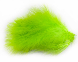 Marabou select plumes - fluo chartreuse