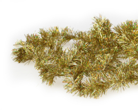 Tinsel chenille 1.5cm - holographic gold