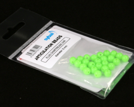 Articutation beads - fluo chartreuse UVR