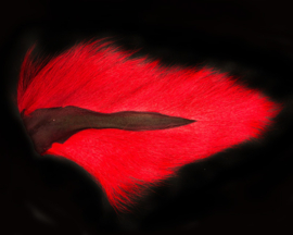 Bucktail medium - red