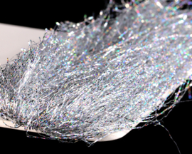 Twist flash hair - holographic silver