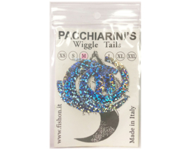 Wiggle tails M - holographic silver