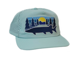 Full moon musky hat - sky blue