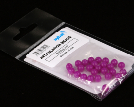 Articutation beads - purple UVR
