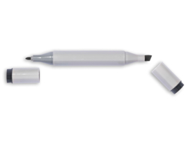 Dual tip marker - dark grey