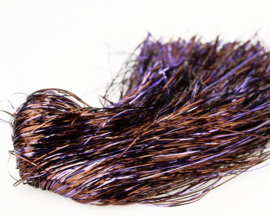 Tinsel blend hair - violet brown