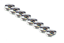 Baitfish heads S - silver
