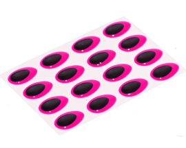 Teardrop - fluo pink 12mm