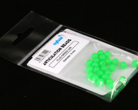 Articutation beads - fluo green UVR