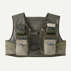 Stealth pack fishing vest - river rock green M